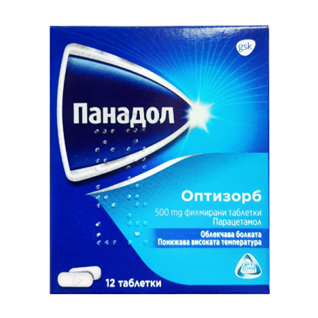 Панадол Оптизорб 500мг №12 таблетки п/п/о (Парацетамол)